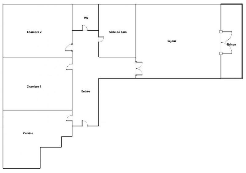 Appartement - 73 m² - 3 pièces