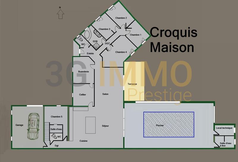 Villa - 204 m² - 8 pièces