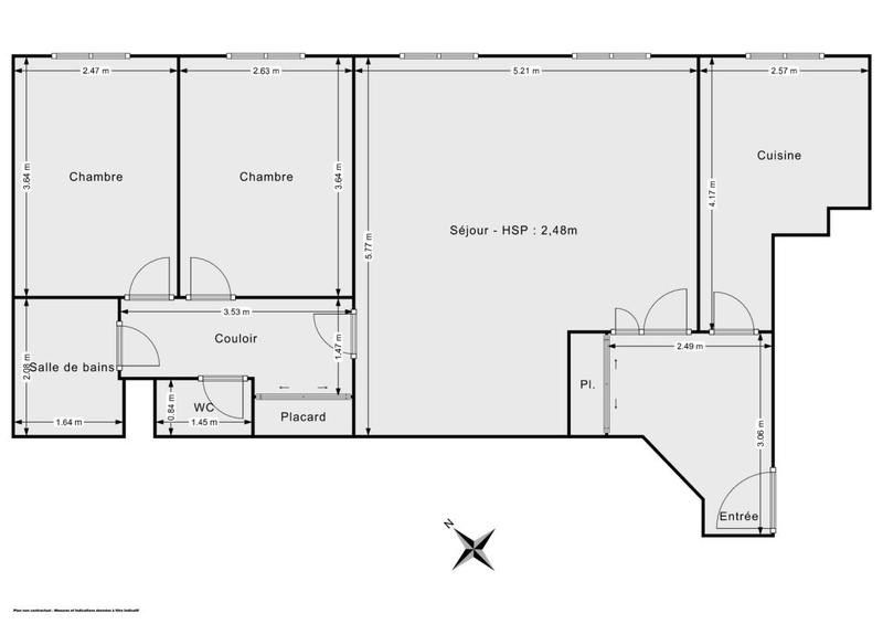 Appartement - 101 m² - 4 pièces