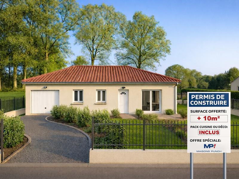 Maison - 80 m² - 4 pièces