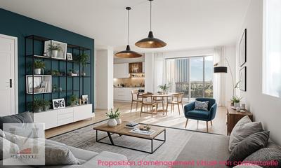 Appartement - 52 m² - 2 pièces