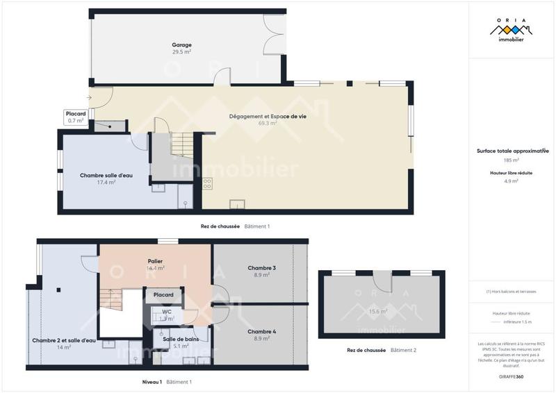 Maison - 140 m² - 6 pièces