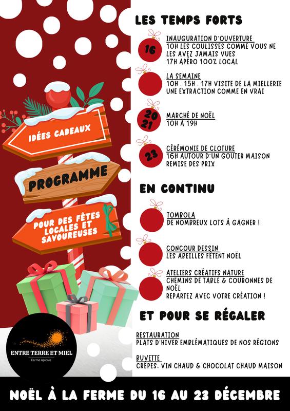 Marché de Noël à la Ferme - Entre Terre et Miel