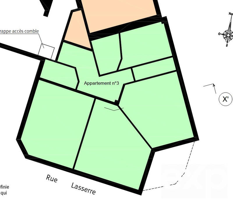 Appartement - 110 m² - 5 pièces