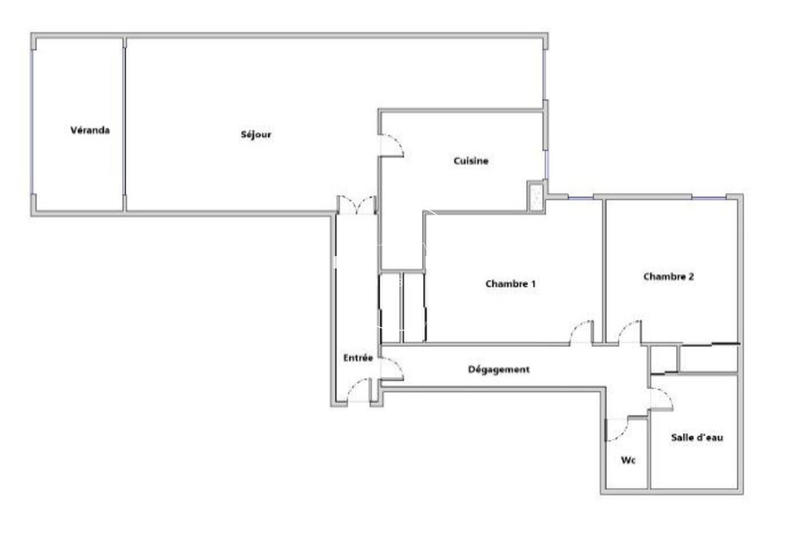Appartement - 89 m² - 3 pièces