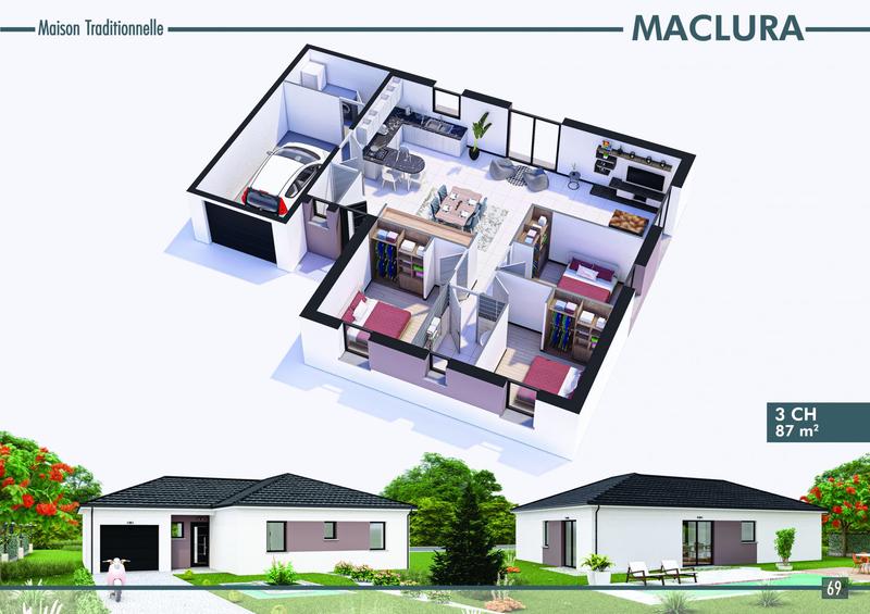 Maison - 87 m² - 5 pièces