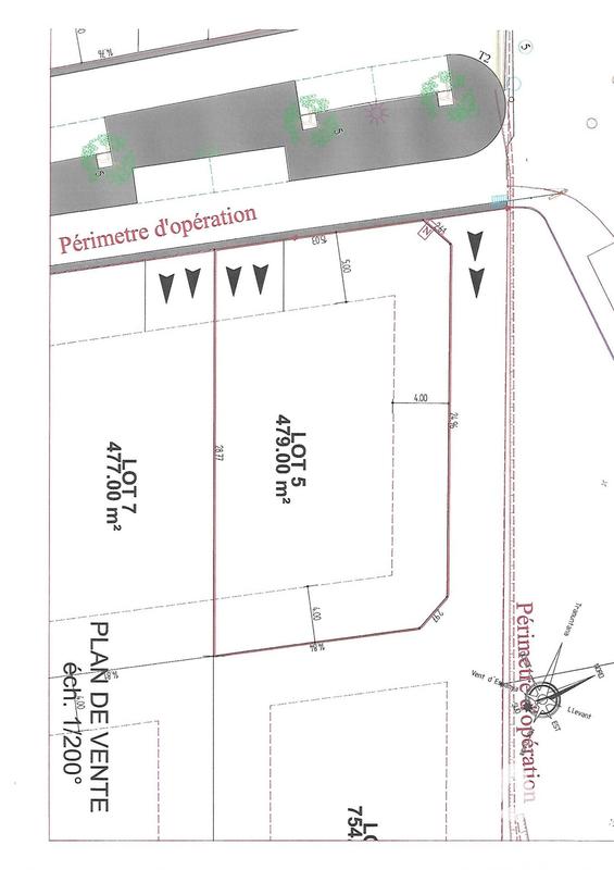 Terrain - 477 m²
