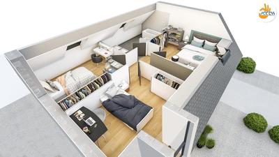 Maison - 93 m² - 6 pièces