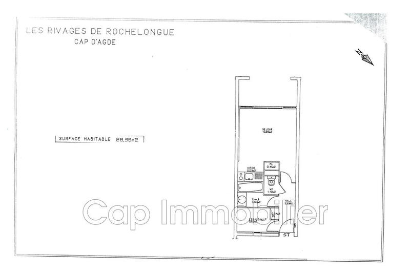 Appartement - 28 m² - 2 pièces