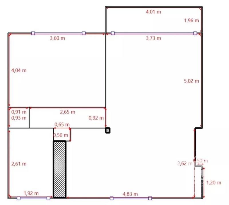 Appartement - 55 m² - 2 pièces