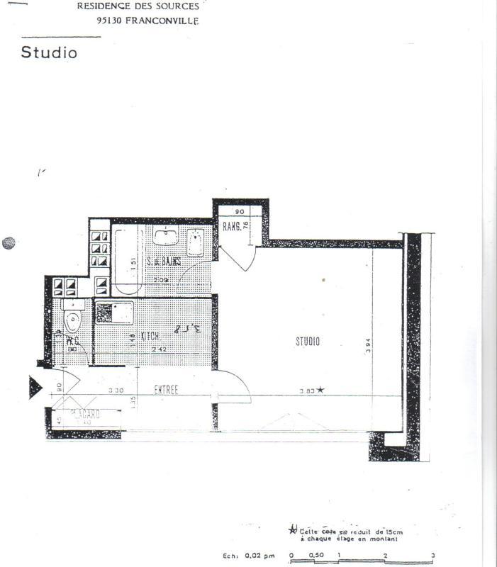 Appartement - 28 m² - 1 pièce