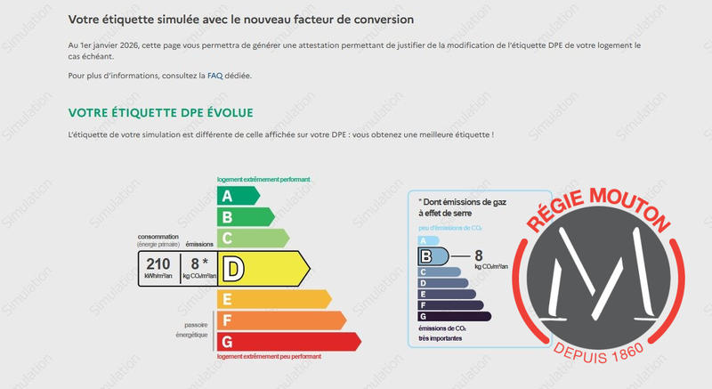 Appartement - 49 m² - 2 pièces
