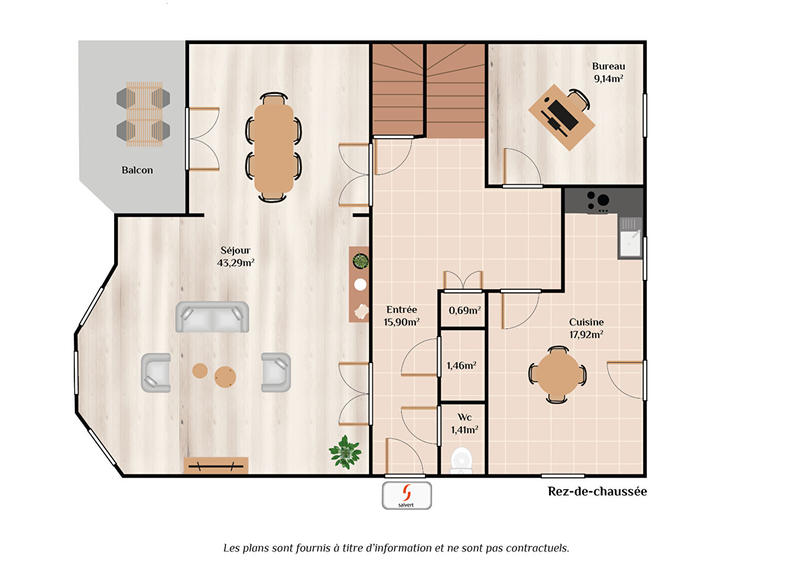 Maison - 220 m² - 10 pièces