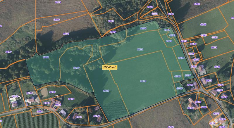 Terrain constructible - 835 m²