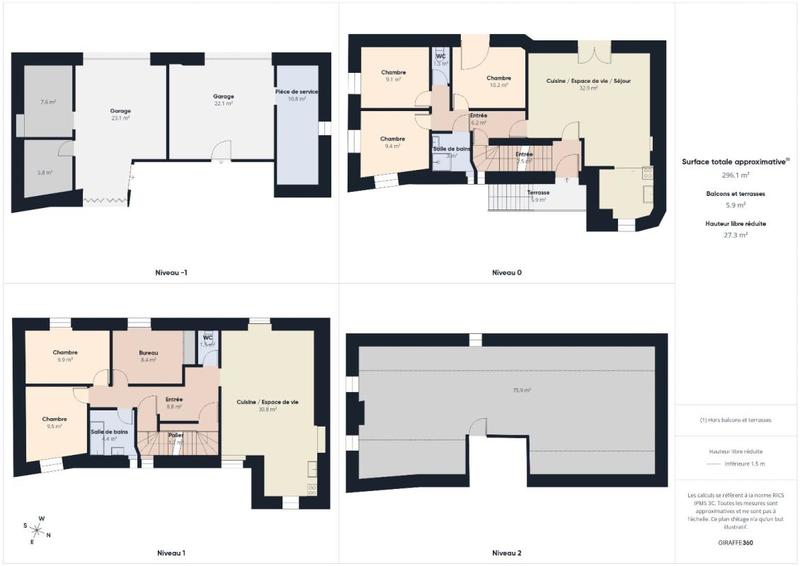 Maison - 150 m² - 8 pièces