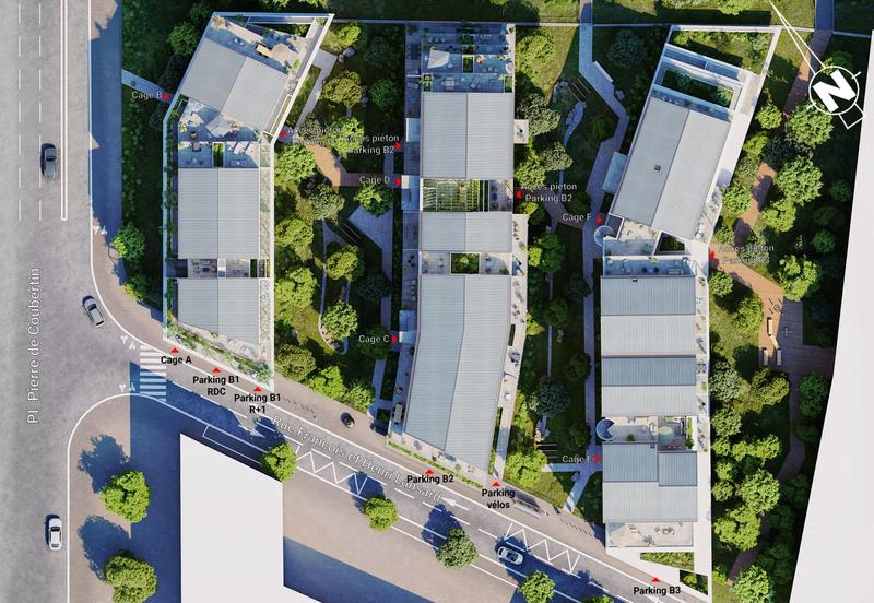 Appartement - 44 m² - 2 pièces