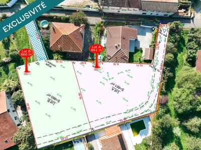 Terrain - 860 m²