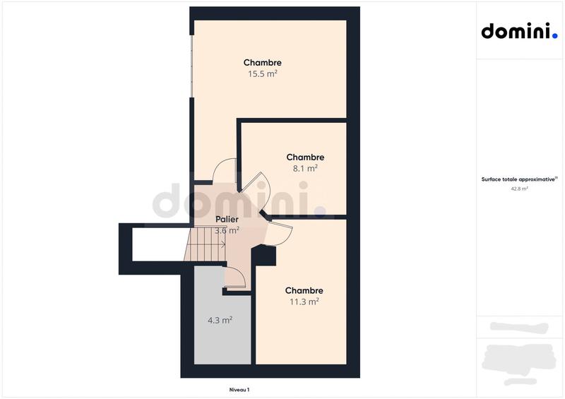 Maison - 96 m² - 5 pièces