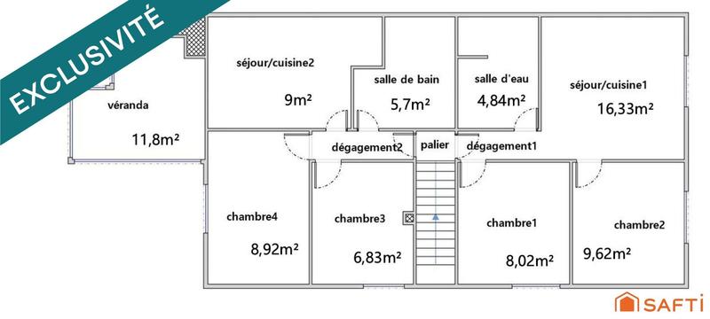 Immeuble - 175 m²