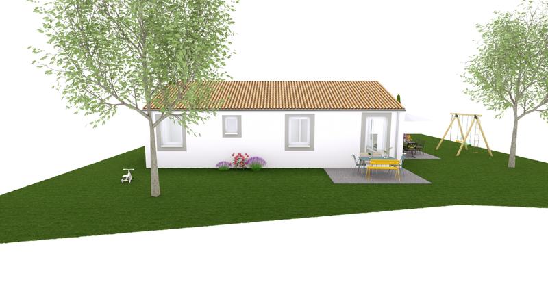 Maison - 80 m² - 4 pièces