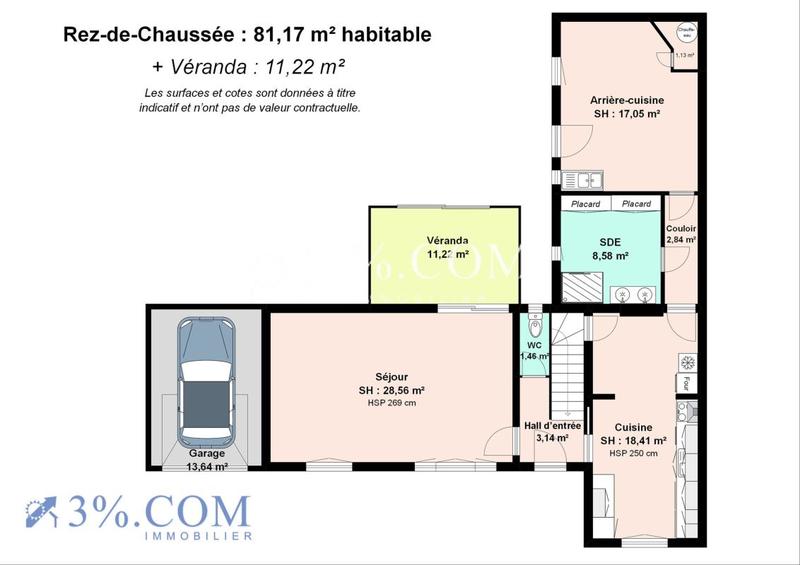 Maison - 119 m² - 4 pièces