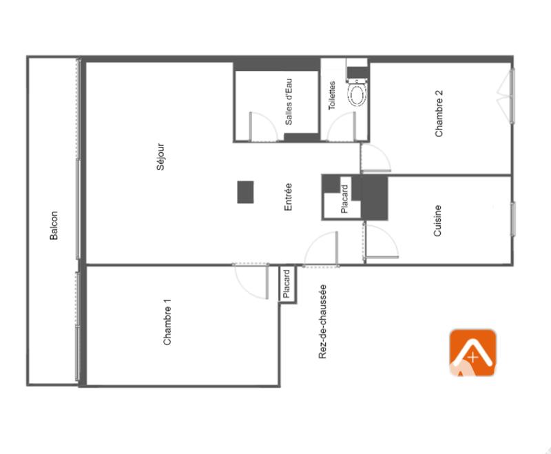 Appartement - 71 m² - 3 pièces