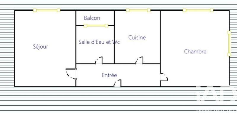 Appartement - 42 m² - 2 pièces