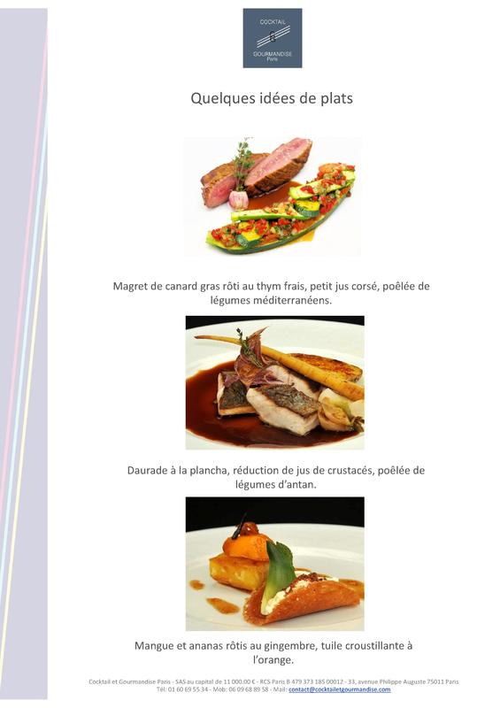 Cocktail et Gourmandise