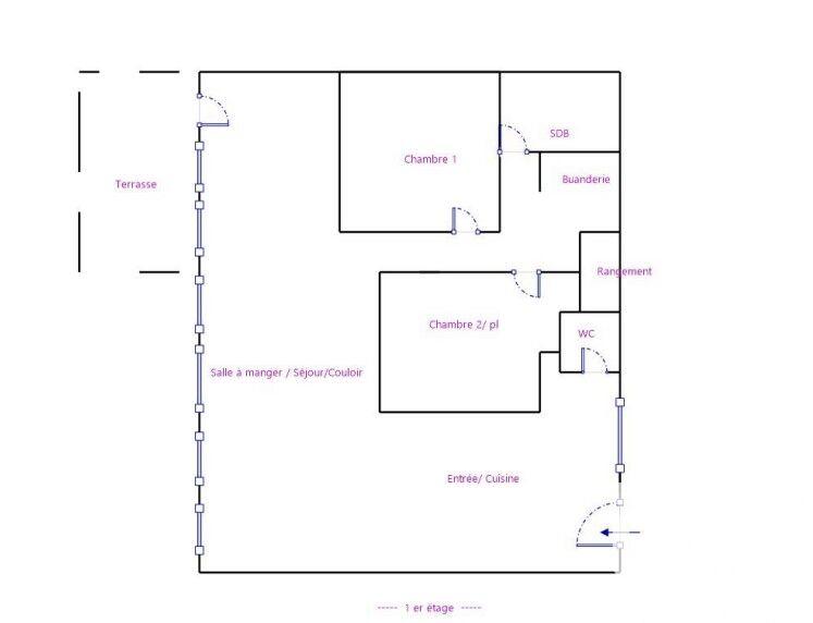 Appartement - 83 m² - 3 pièces