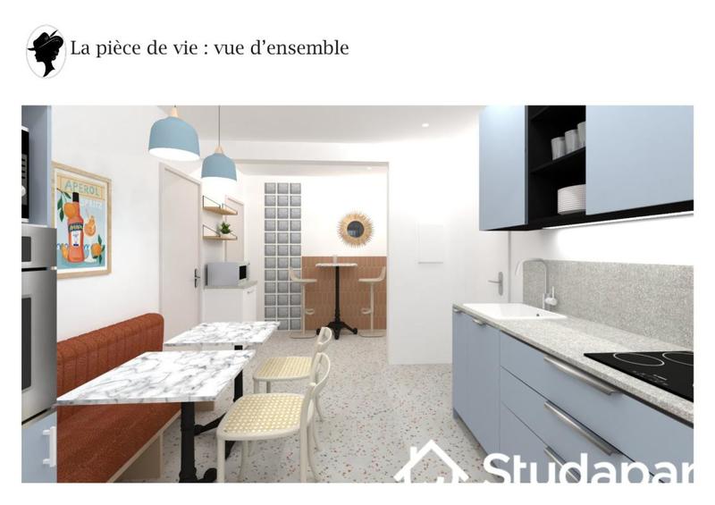 Chambre - 10 m² - 1 pièce