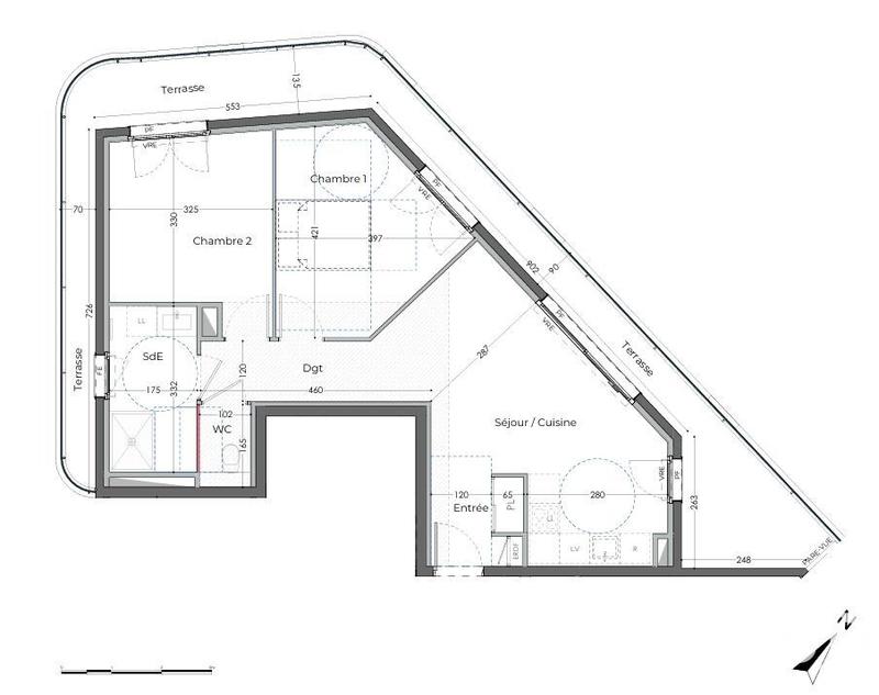 Appartement - 93 m² - 4 pièces