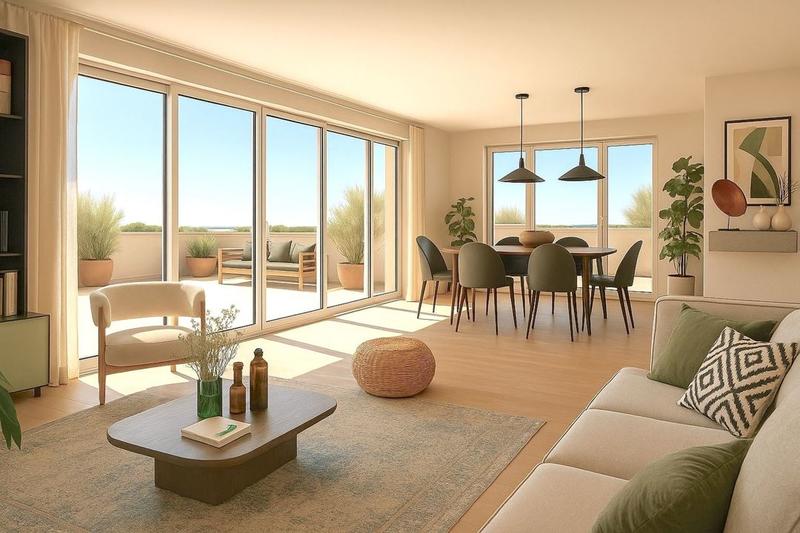 Duplex - 125 m² - 4 pièces