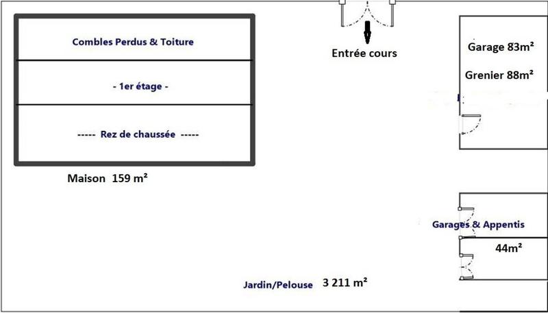 Maison - 159 m² - 6 pièces