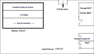 Maison - 159 m² - 6 pièces