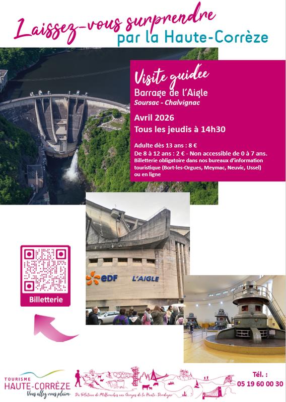 Visite guidée du Barrage de l'Aigle