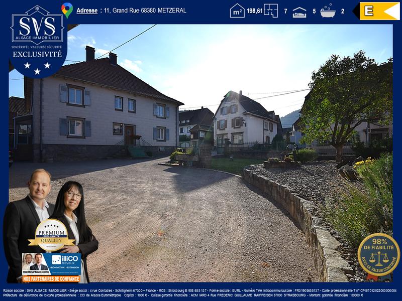 Maison - 199 m² - 7 pièces