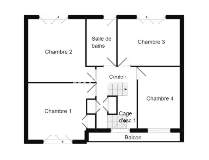 Maison - 103 m² - 6 pièces