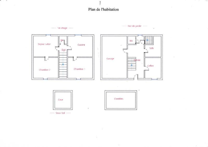 Maison - 63 m² - 4 pièces