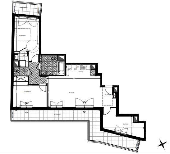 Appartement - 111 m² - 4 pièces