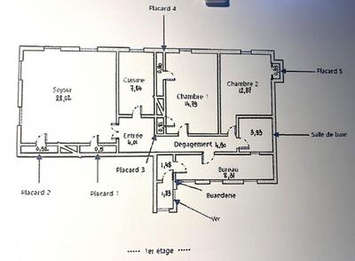 Appartement - 90 m² - 4 pièces