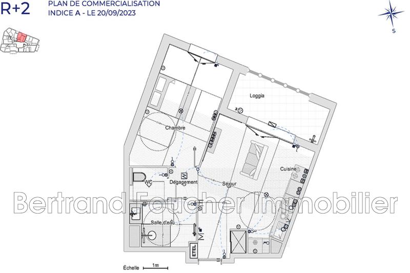 Appartement - 40 m² - 2 pièces