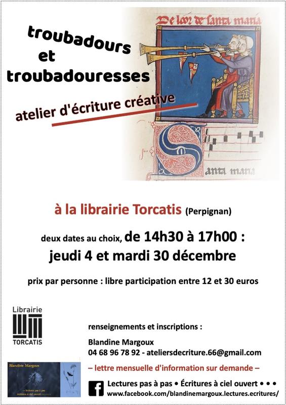 Troubadours &amp; Troubadouresses • Atelier d'écriture créative