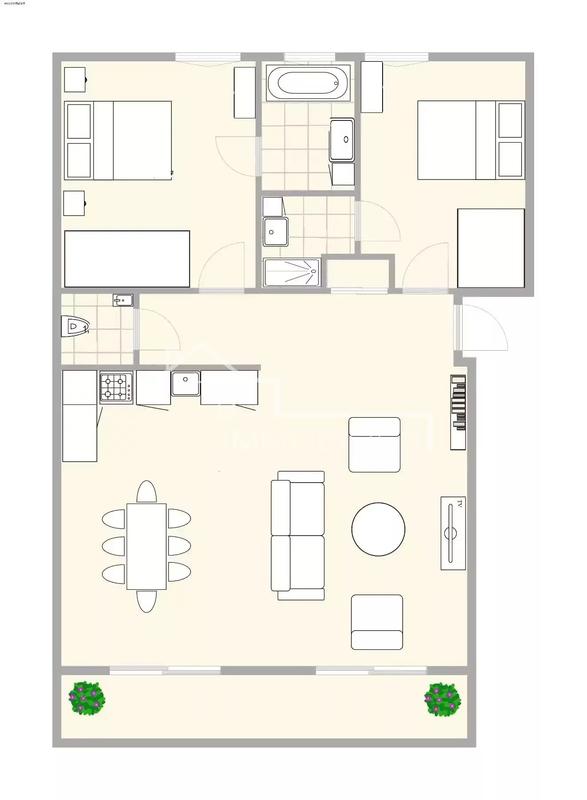 Appartement - 76 m² - 3 pièces