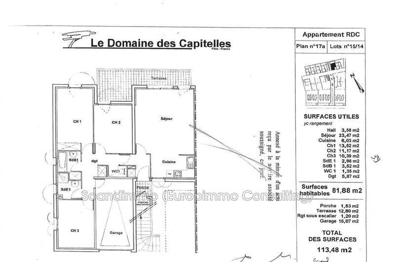 Appartement - 82 m²