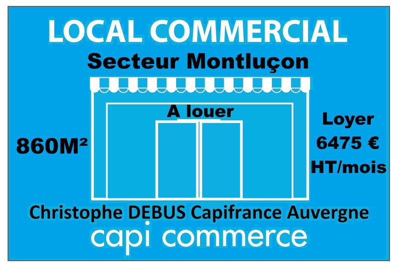 Local commercial - 860 m² - 1 pièce