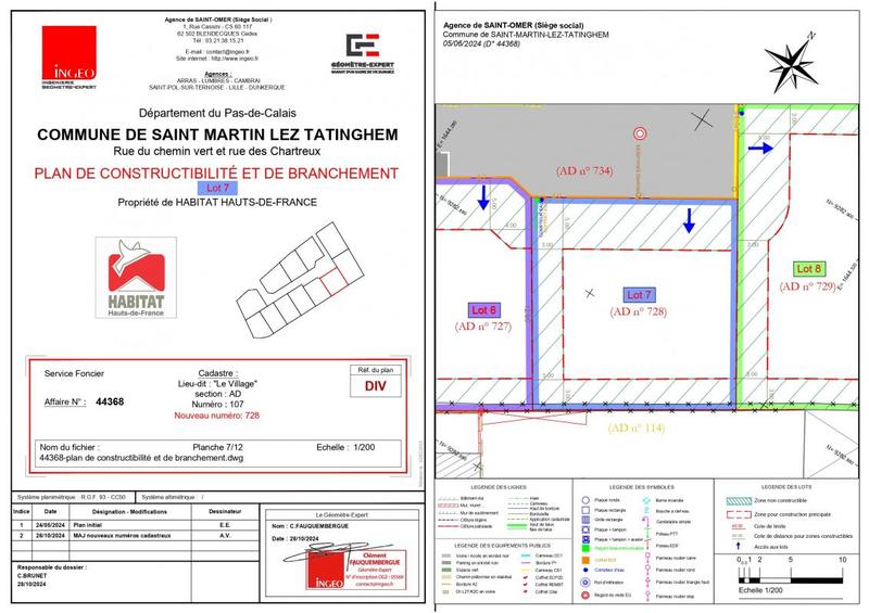 Terrain constructible - 407 m²