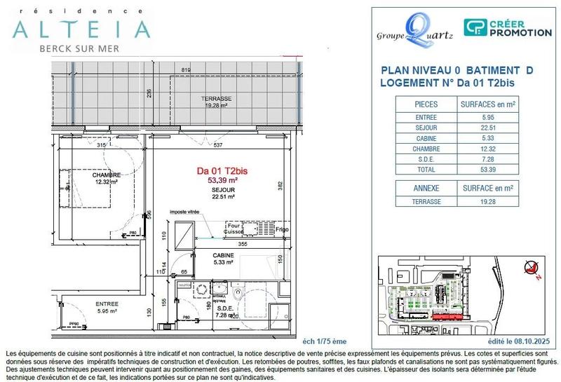 Appartement - 53 m² - 3 pièces