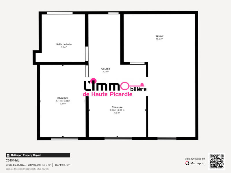 Maison - 80 m² - 4 pièces