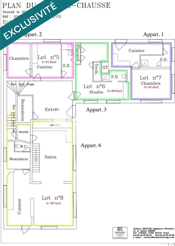 Maison de maîtres - 272 m² - 19 pièces