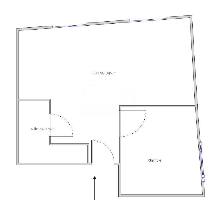 Appartement - 33 m² - 2 pièces